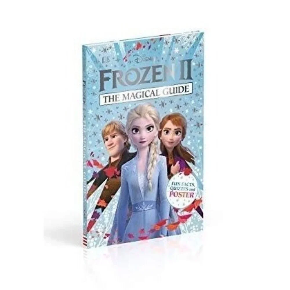 Disney Frozen II Book The Magical Guide Children's Fun Facts Kids Quiz Poster